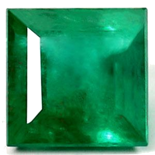 0.41 carat GREEN Square Smaragdas (1)