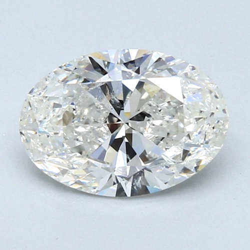 1.7 carat I-SI2 Natūralus Oval Deimantas (1)