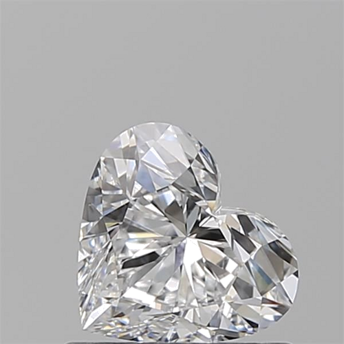 0.7 carat D-IF Natūralus Heart Deimantas (1)