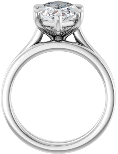 Sužadėtuvių Žiedas „Claw-Prong“ 14k white gold Marquise 16mm x 8mm (7)