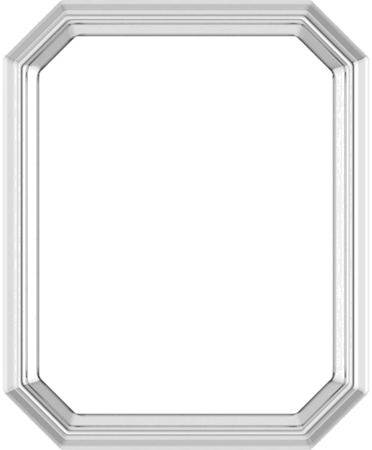 14K White 9x7 mm Emerald Bezel-Set Slide Pendant Mounting (1)