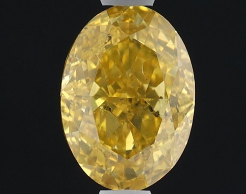 1.01 carat Fancy Brownish Orangey Yellow-SI2 Natūralus Oval Deimantas (1)
