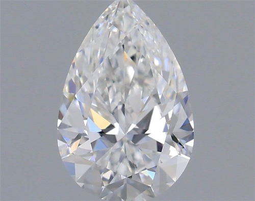 0.52 carat E-VVS1 Natūralus Pear Deimantas (1)