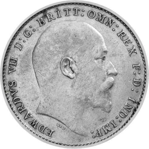 3 Pensai Edward VII (1902-1910) Jungtinė Karalystė sidabrinė moneta (1)