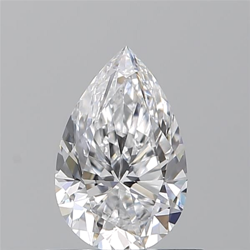0.7 carat D-VS1 Natūralus Pear Deimantas (1)