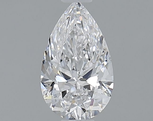0.6 carat D-SI1 Natūralus Pear Deimantas (1)