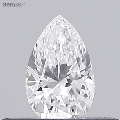 0.23 carat E-IF Natūralus Pear Deimantas (1)