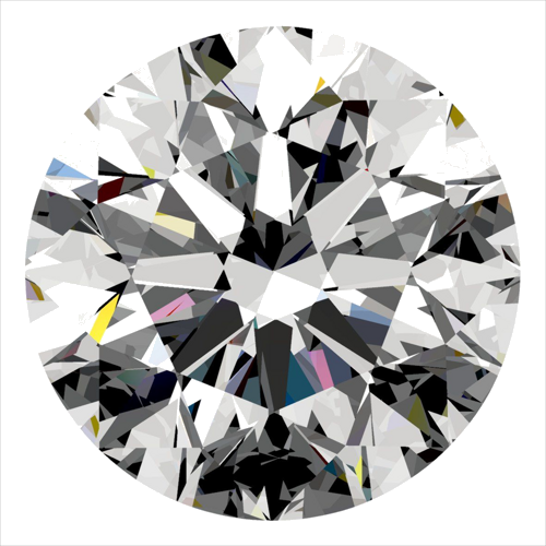 0.34 carat H-VS1 Excellent cut Natūralus Round Deimantas (1)
