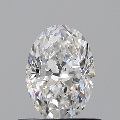 0.61 carat F-SI1 Natūralus Oval Deimantas (1)