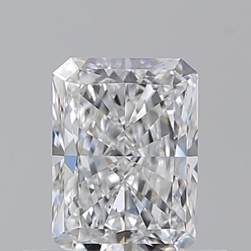 0.6 carat E-VS2 Natūralus Radiant Deimantas (1)