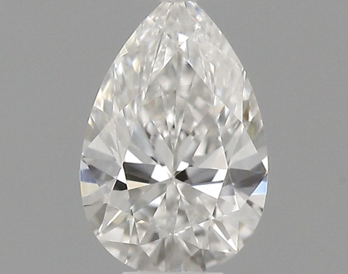0.23 carat F-VVS2 Natūralus Pear Deimantas (1)