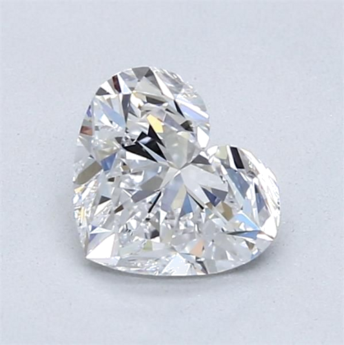 1.02 carat D-VVS2 Natūralus Heart Deimantas (1)