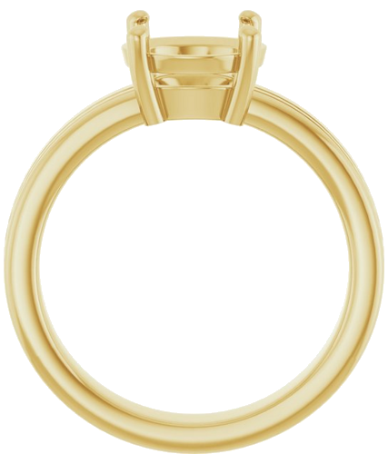 Sužadėtuvių Žiedas „Solitaire“ 14k yellow gold Round 8.2mm (2)