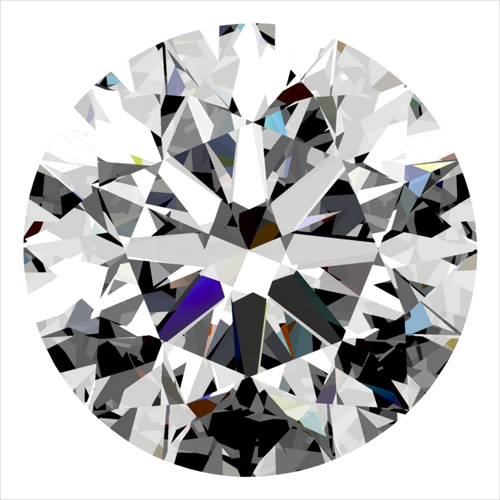 0.36 carat E-VS1 Excellent cut Natūralus Round Deimantas (1)