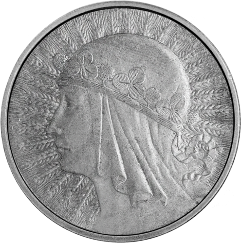 10 злотых Королева Ядвига (1932-1933) Польша серебряная монета (1)