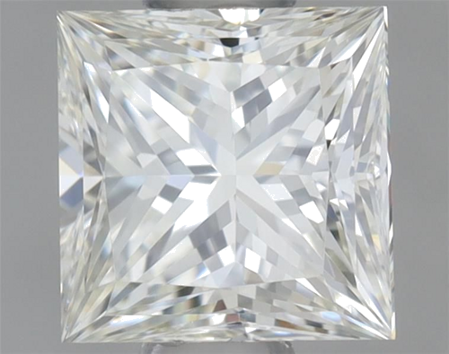 0.61 carat J-VS1 Natūralus Princess Deimantas (1)