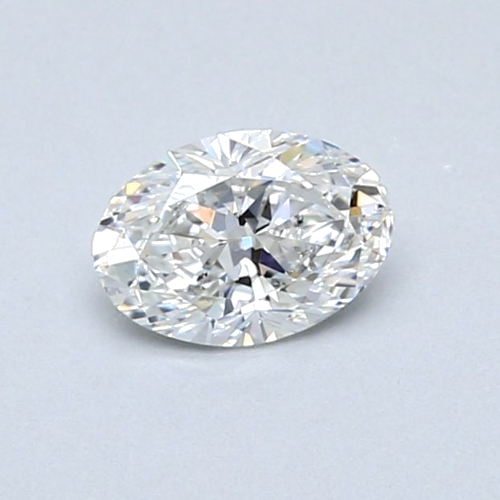 0.52 carat F-SI1 Natūralus Oval Deimantas (1)