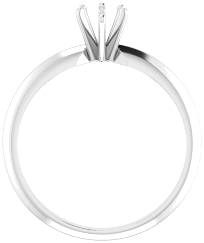 Sužadėtuvių Žiedas „Lightweight Solitaire“ 10k white gold & 14k white gold Pear 7mm x 4.5mm (2)