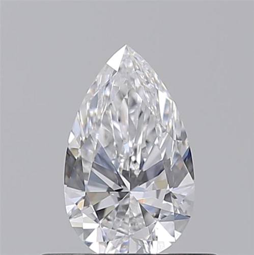 0.5 carat D-VS2 Natūralus Pear Deimantas (1)