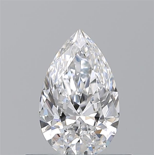 0.51 carat E-VVS2 Natūralus Pear Deimantas (1)