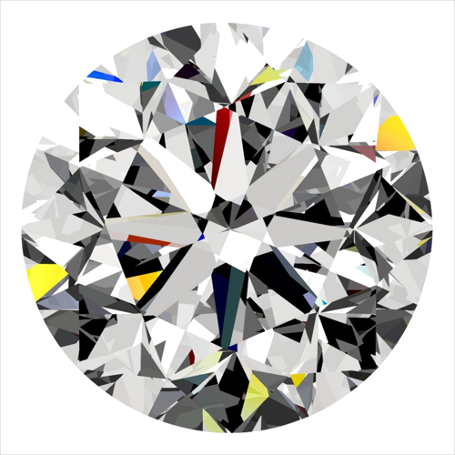 0.3 carat I-VS1 GD cut Natūralus Round Deimantas (1)