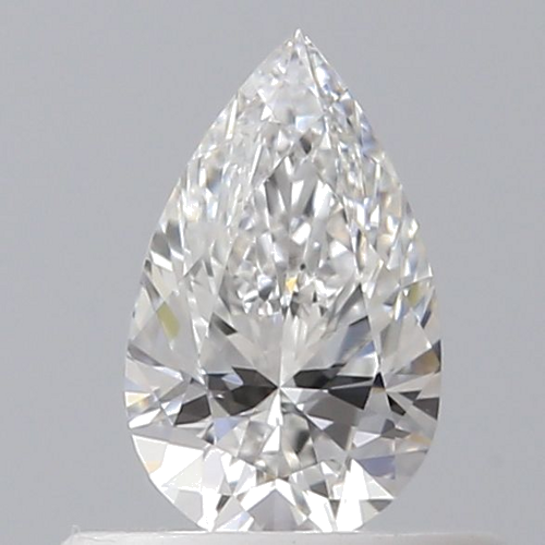 0.4 carat F-VS1 Natūralus Pear Deimantas (1)