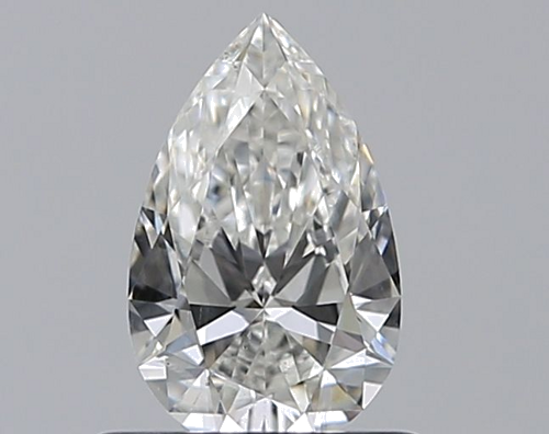 0.53 carat G-SI1 Natūralus Pear Deimantas (1)