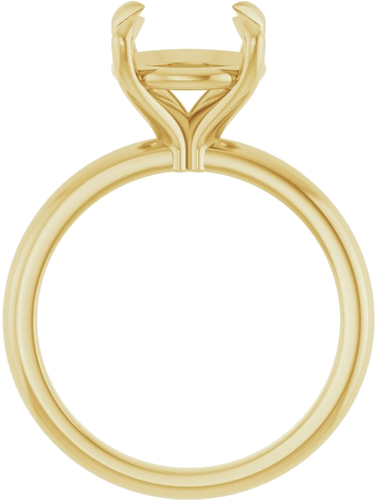Sužadėtuvių Žiedas „Claw-Prong“ 14k yellow gold Round 10mm (2)