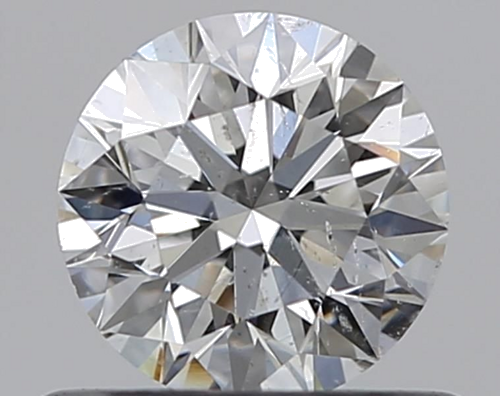 0.5 carat G-SI2 Excellent cut Natūralus Round Deimantas (1)