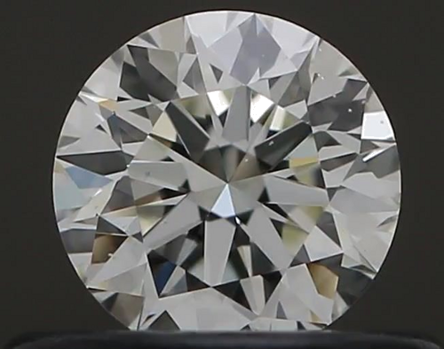 0.38 carat K-SI1 Excellent cut Natūralus Round Deimantas (1)