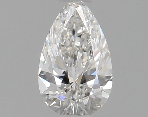 0.4 carat F-SI1 Natūralus Pear Deimantas (1)