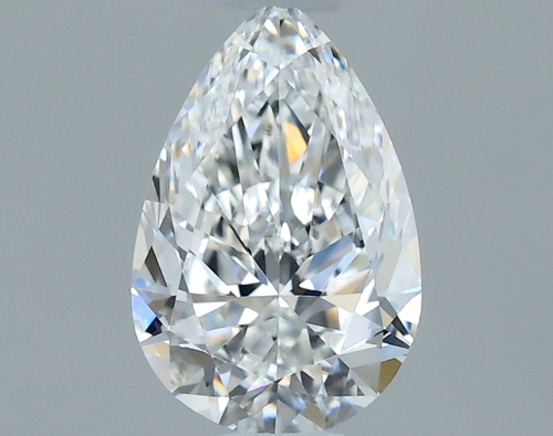0.5 carat E-VS2 Natūralus Pear Deimantas (1)