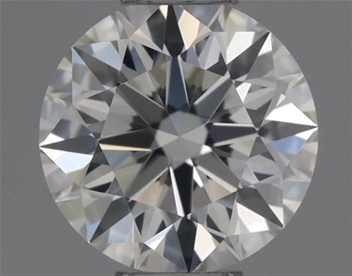 0.42 carat H-VVS2 Excellent cut Natūralus Round Deimantas (1)