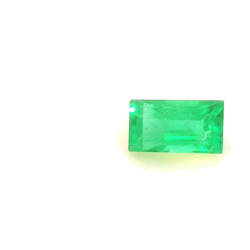 0.21 carat GREEN Baguette Smaragdas (1)
