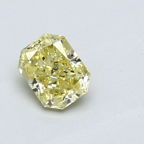 0.58 carat Fancy Intense Yellow-VS2 Natūralus Radiant Deimantas (1)