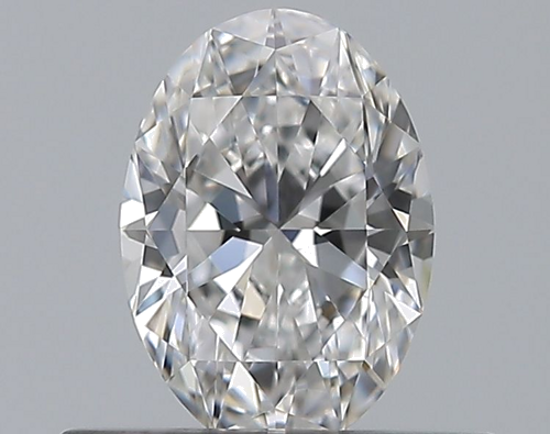 0.4 carat D-VVS2 Natūralus Oval Deimantas (1)