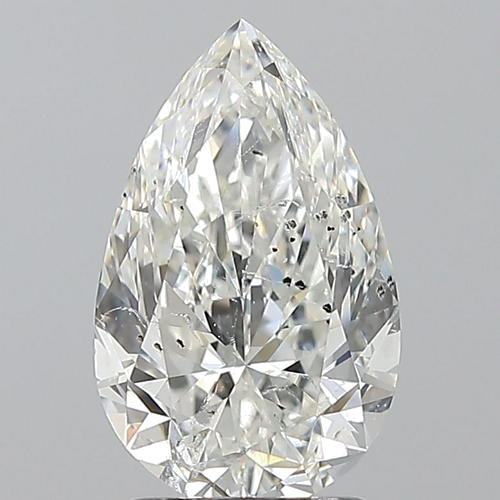 2.01 carat I-SI2 Natūralus Pear Deimantas (1)