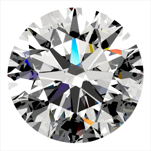 0.3 carat D-VVS2 Excellent cut Natūralus Round Deimantas (1)