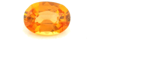 0.69 carat ORANGE Oval Garnet (1)