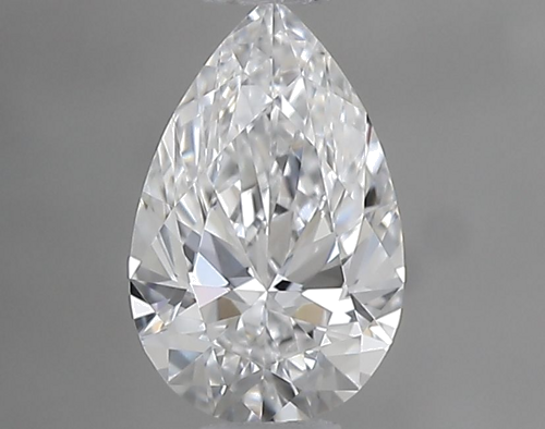 0.42 carat D-VVS2 Natūralus Pear Deimantas (1)