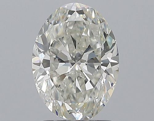 1.7 carat I-SI2 Natūralus Oval Deimantas (1)