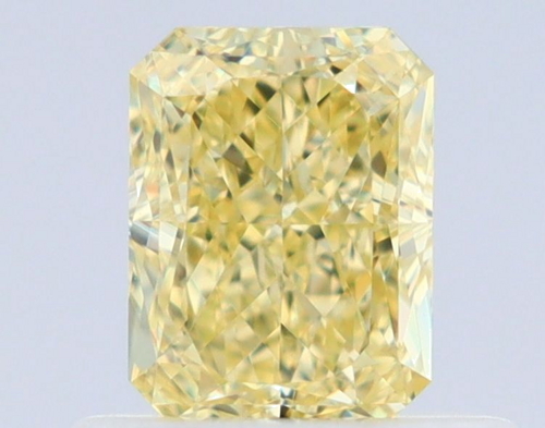 0.61 carat Fancy Yellow-VVS1 Natūralus Radiant Deimantas (1)