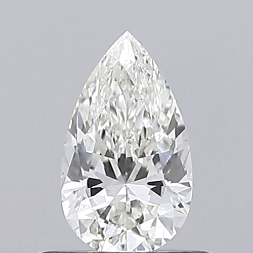 0.5 carat I-VS2 Natūralus Pear Deimantas (1)