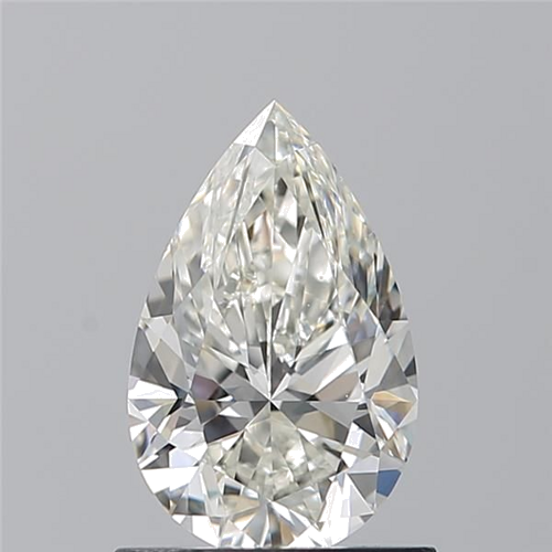 0.9 carat I-VS2 Natūralus Pear Deimantas (1)