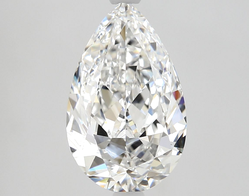 1.7 carat E-VVS2 Natūralus Pear Deimantas (1)