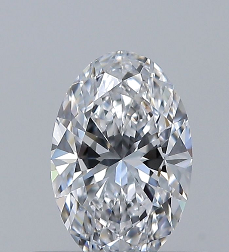 0.4 carat D-VVS1 Natūralus Oval Deimantas (1)