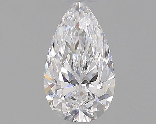 0.35 carat D-VVS1 Natūralus Pear Deimantas (1)
