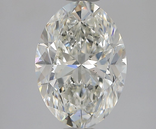 2.01 carat I-SI1 Natūralus Oval Deimantas (1)