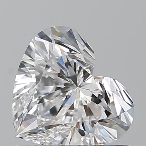 0.91 carat E-VS2 Natūralus Heart Deimantas (1)
