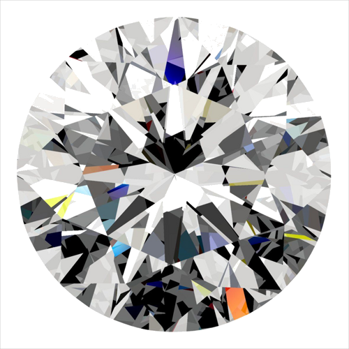 0.3 carat E-VS2 Excellent cut Natūralus Round Deimantas (1)
